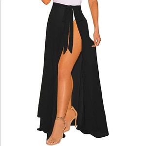 NWT LIENRIDY Women's Swimsuit Cover Up Wrap Skirt